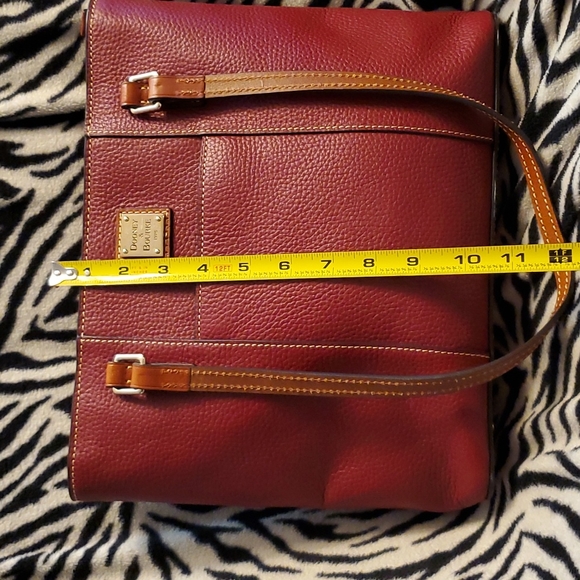 Dooney and Bourke Burgundy pebble leather bag NWOT - Picture 2 of 9